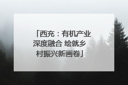 西充：有机产业深度融合 绘就乡村振兴新画卷