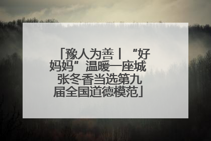 豫人为善丨“好妈妈”温暖一座城 张冬香当选第九届全国道德模范