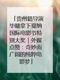 贵州籍导演毕赣拿下戛纳国际电影节特别大奖｜外媒点赞：奇妙而广阔的纯粹电影梦