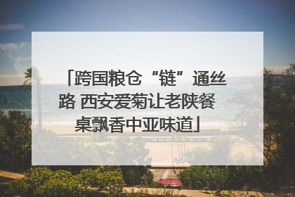 跨国粮仓“链”通丝路 西安爱菊让老陕餐桌飘香中亚味道