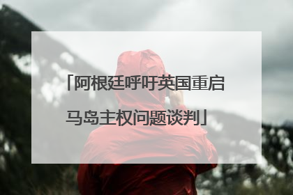 阿根廷呼吁英国重启马岛主权问题谈判