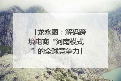 龙永图：解码跨境电商“河南模式”的全球竞争力