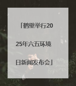 鹤壁举行2025年六五环境日新闻发布会