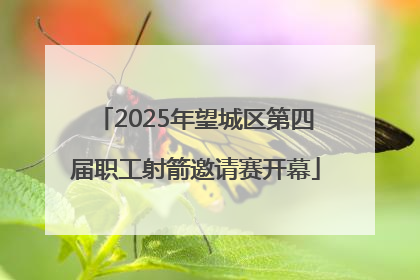 2025年望城区第四届职工射箭邀请赛开幕
