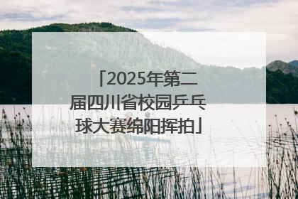 2025年第二届四川省校园乒乓球大赛绵阳挥拍