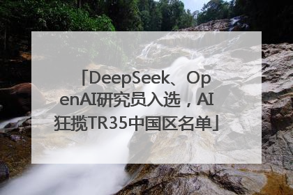 DeepSeek、OpenAI研究员入选，AI狂揽TR35中国区名单